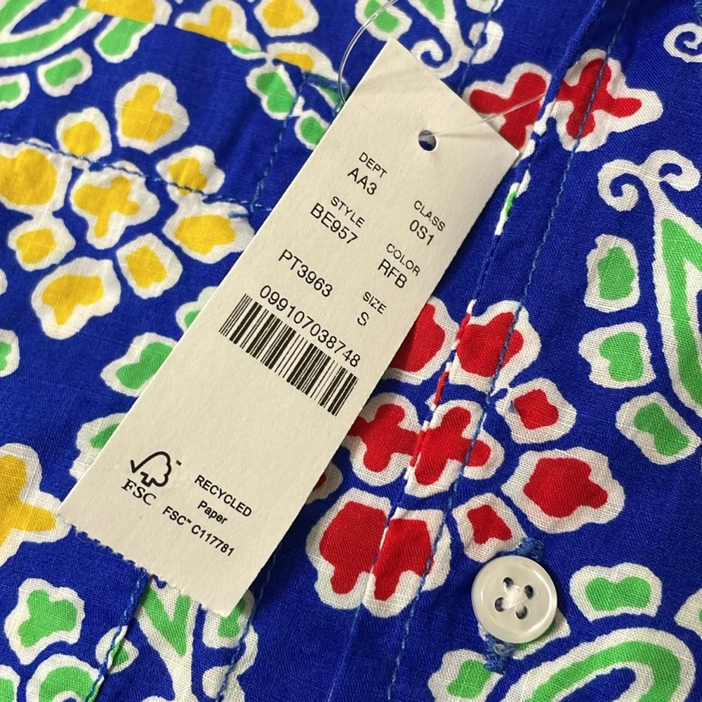 J. Crew Slub‎ Camp Short size Small